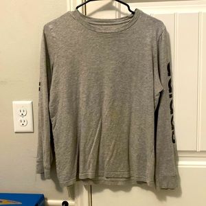 Adidas grey long sleeve not in bad shape